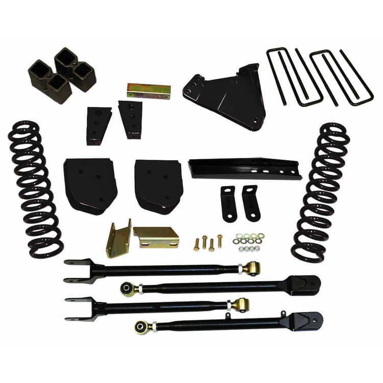Class 2; Suspension Lift Kit; 4 in. Lift; Incl. FrClSpgs/SwyBrReloBrkt; TrkBrReloBrkt;Uppr/LwrRadArm