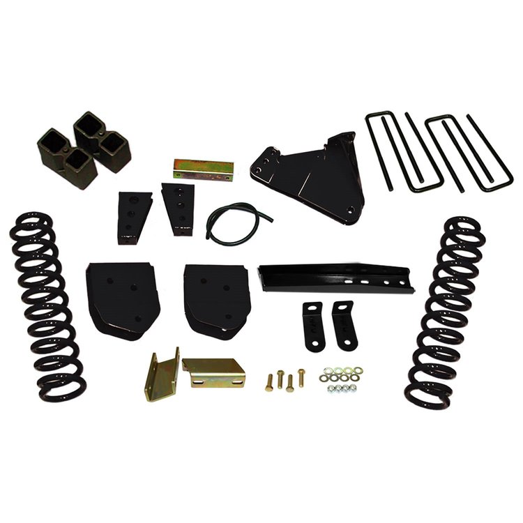 Suspension Lift Kit 6 in. Lift Incl. Fr.ClSog /SwyBrLwgBkt TkBrRelBkt RadArmRelBkt StrStabBrkt BpStBkt BKLnXBkt RrBlk /UBlt