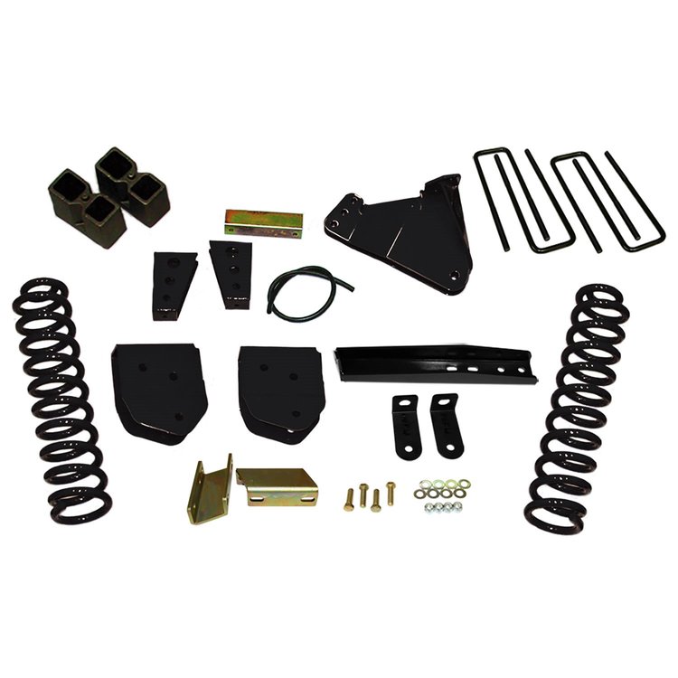 Suspension Lift Kit; 6 in. Lift; Incl. FrClSpgs/SwyBrLwrBkt; TrkBrReloBkt; RadArmReloBkt; SteerStabB