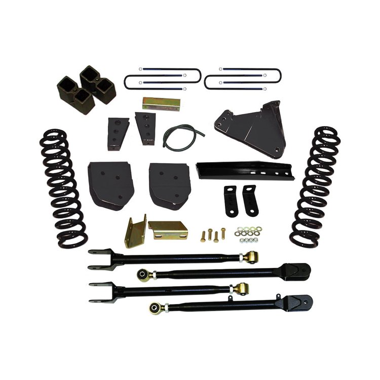 Class 2; Suspension Lift Kit; 6 in. Lift; Incl. FrClSpgs/SwyBrLwrgBkt;TrkBrReloBkt;Upr/LwrRadArm;RdA