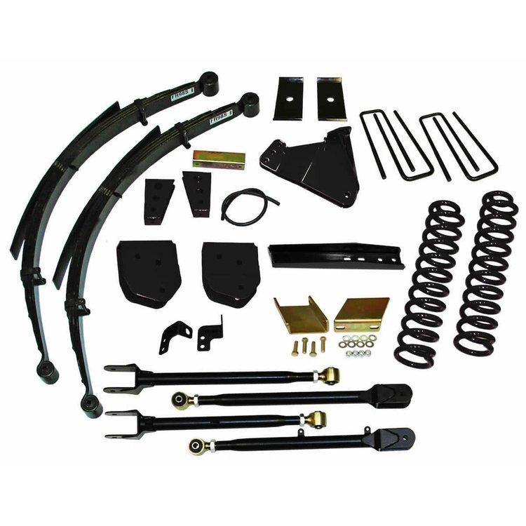 Class 2; Suspension Lift Kit; 8.5 in. Lift System; Incl. FrClSp/SwyBrLwrBkt;TkBrRelBkt;Upr/LwrRdArm;