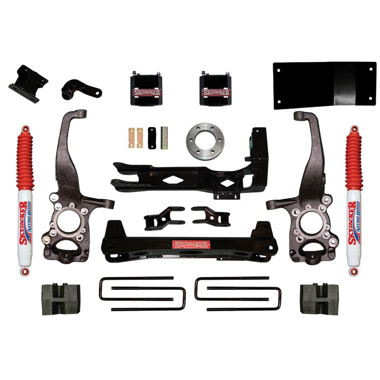 Suspension Lift Kit 2015-16 Ford F150 4.5" Lift 4WD Includes Nitro 8000 Shocks