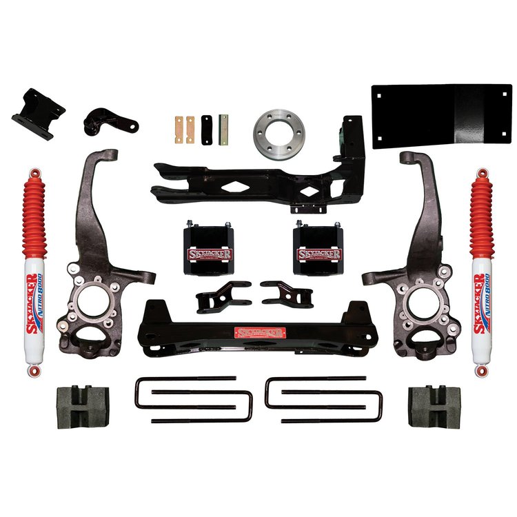 Suspension Lift Kit 2015-16 Ford F150 6" Lift 4WD Includes Nitro 8000 Shocks