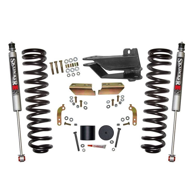 F1725VBK-M Front Leveling Kit Fits Select Ford F-250, F-350 Super Duty Diesel Trucks [M95 Monotube Nitrogen Shocks]