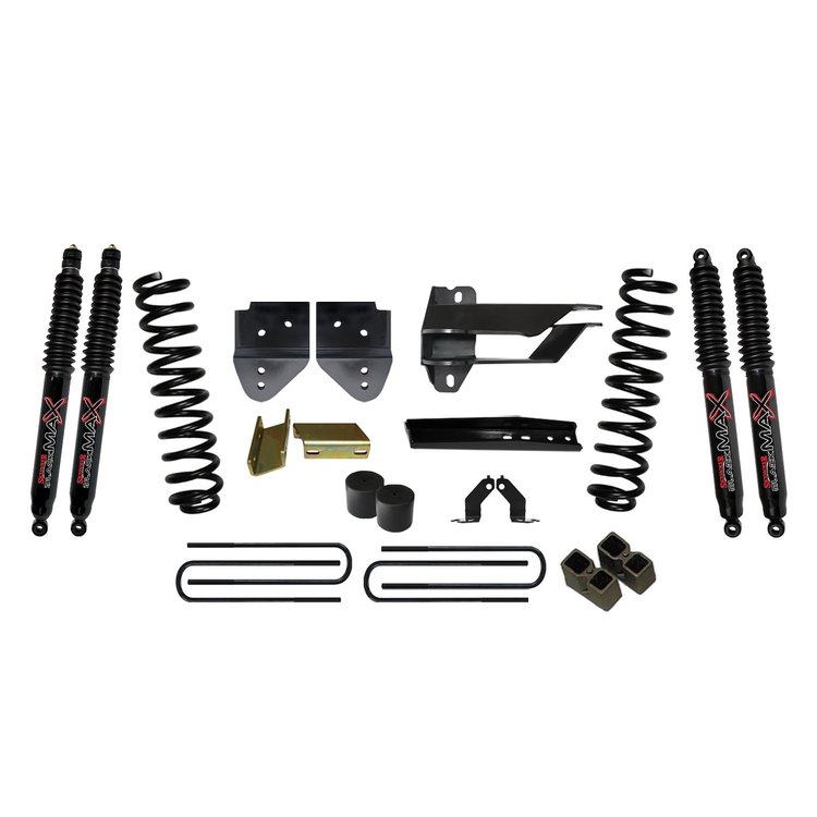 Suspension Lift Kit for F-350 with Black MAX Shocks F17401K3-B