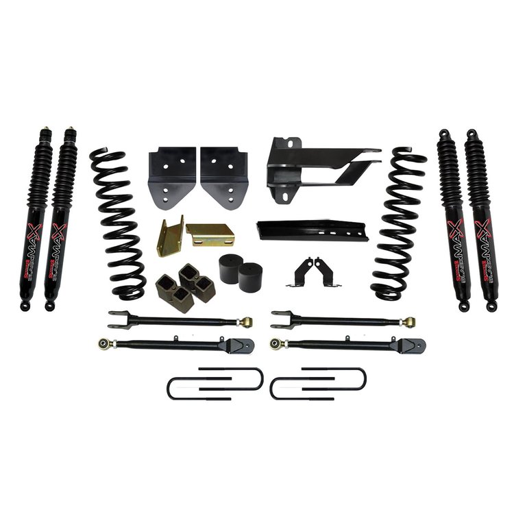 Suspension Lift Kit for F-250 with Black MAX Shocks F174024K-B
