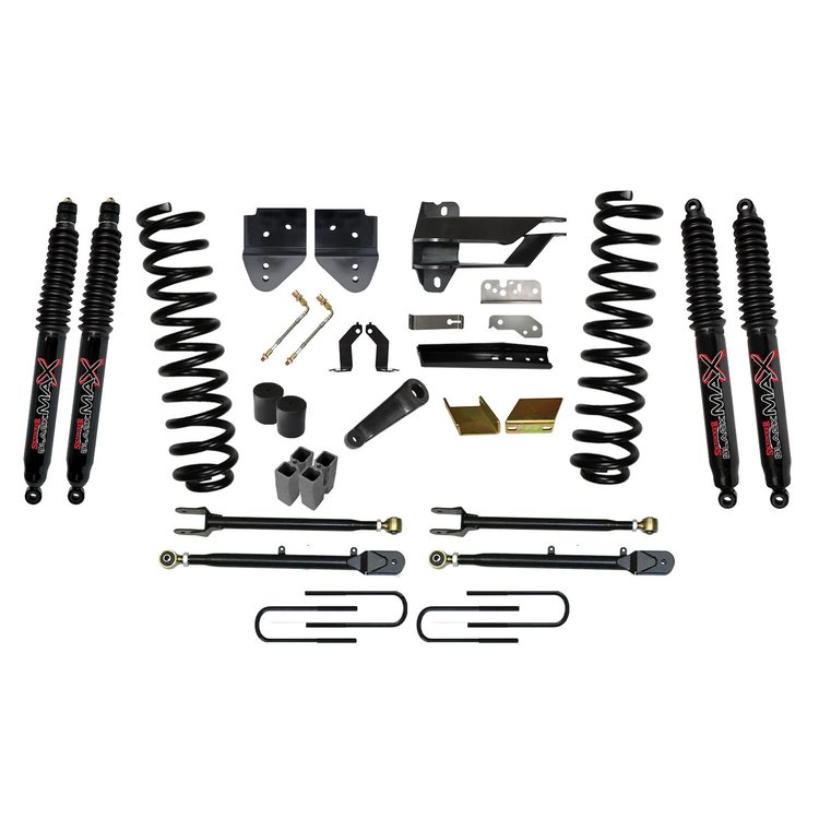 Suspension Lift Kit for F-250 with Black MAX Shocks F176024K-B