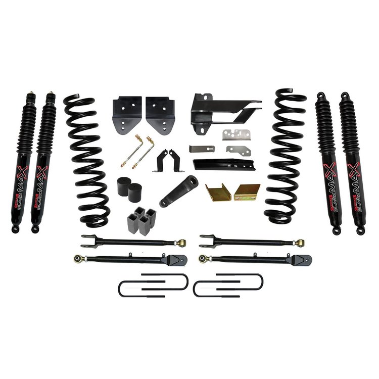 Suspension Lift Kit for F-350 with Black MAX Shocks F176024K3-B