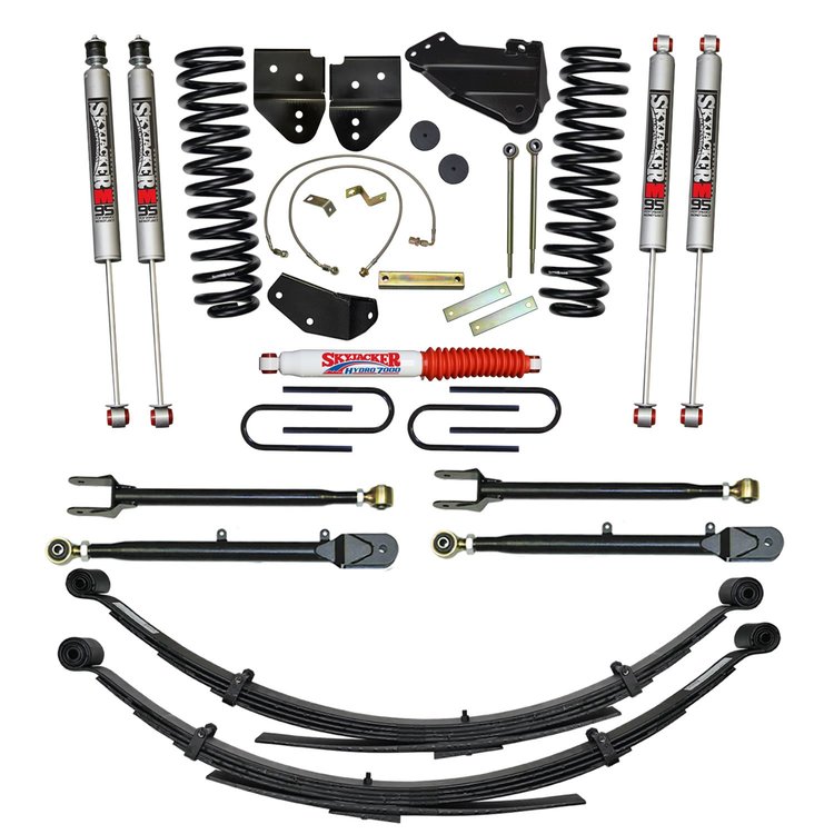 4 in. Suspension Lift Kit for 2005-2007 F-250 with M95 Monotube Shocks F54024KS-M
