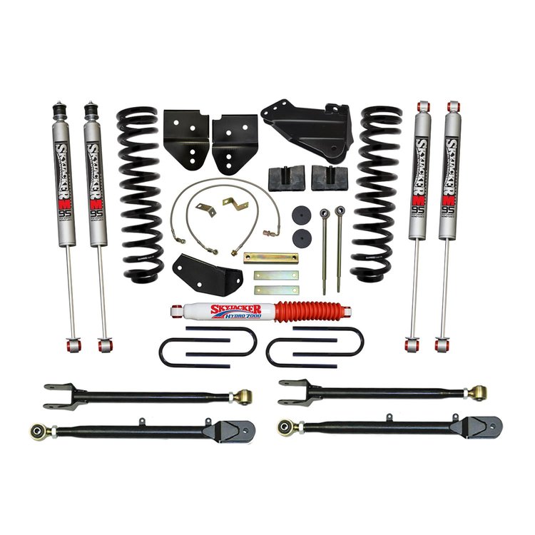 4 in. Suspension Lift Kit for 2005-2007 F-250 with M95 Monotube Shocks F54524K-M