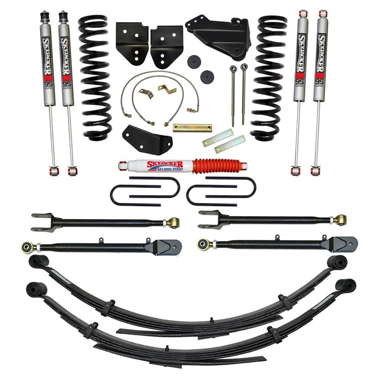 4 in. Suspension Lift Kit for 2005-2007 F-250 with M95 Monotube Shocks F54524KS-M