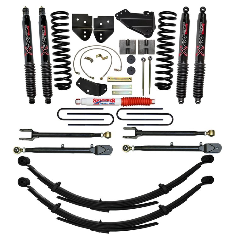 6 in. Suspension Lift Kit for 2005-2007 F-250 with Black MAX Shocks F56024K-B