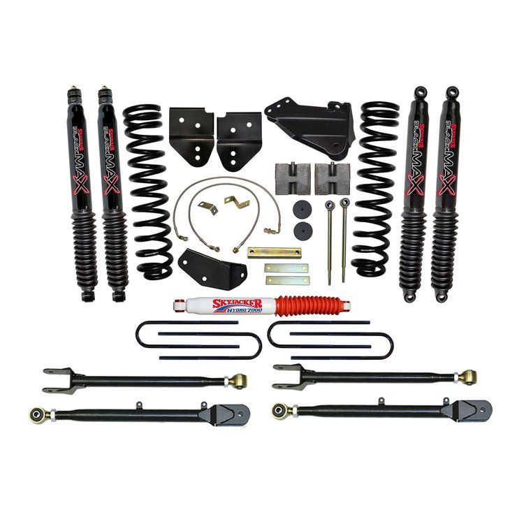 6 in. Suspension Lift Kit for 2005-2007 F-250 with Black MAX Shocks F56524K-B