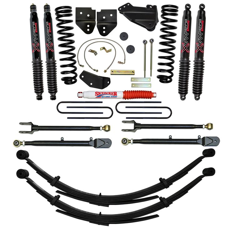 6 in. Suspension Lift Kit for 2005-2007 F-250 with Black MAX Shocks F56524KS-B