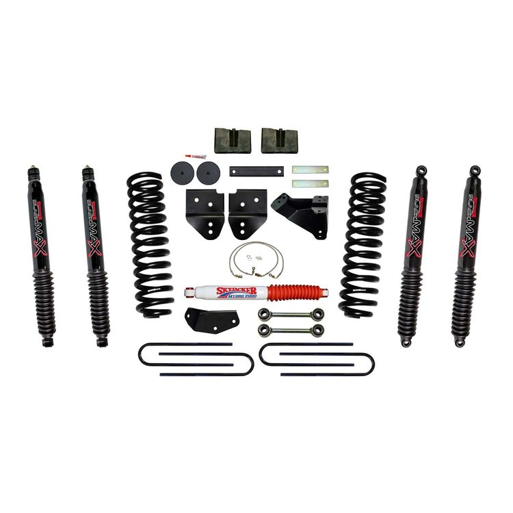 4 in. Suspension Lift Kit for F-250 with Black MAX Shocks F8401K-B