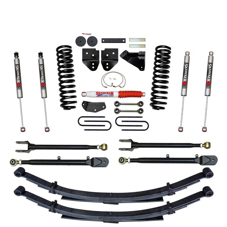 4 in. Suspension Lift Kit for 2008-2010 F-250 with M95 Monotube Shocks F84024KS-M
