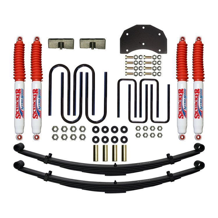 4 in. Suspension Lift Kit for 1986-1996 F-350 with Nitro Shocks F840MK-N