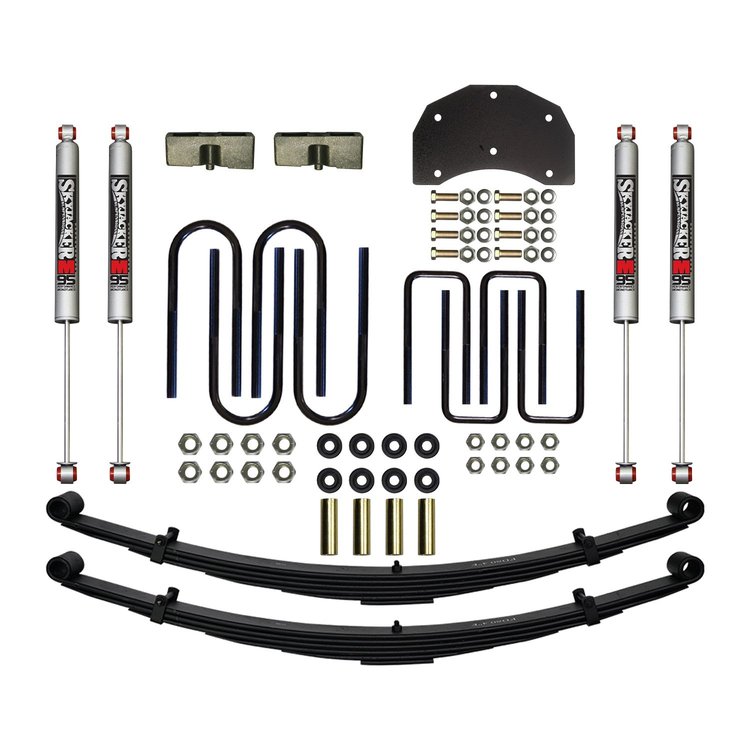 4 in. Suspension Lift Kit for 1986-1996 F-350 with M95 Monotube Shocks F840MKH-M