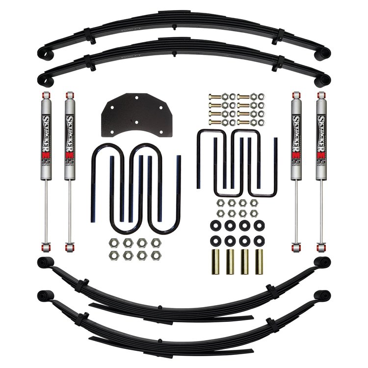 4 in. Suspension Lift Kit for 1986-1996 F-350 with M95 Monotube Shocks F840MKS-M