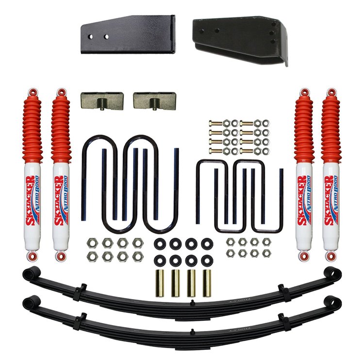4 in. Suspension Lift Kit for 1980-1996 F-250 with Nitro Shocks F840TK-N