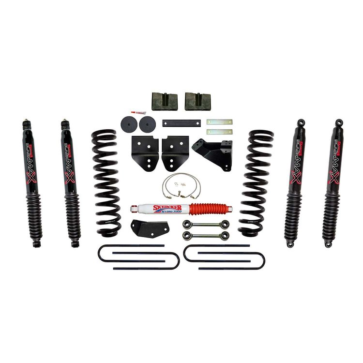 4 in. Suspension Lift Kit for F-350 with Black MAX Shocks F8451KH-B