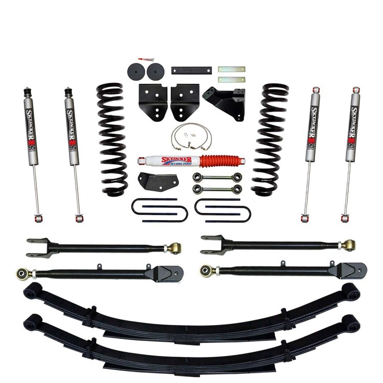4 in. Suspension Lift Kit for 2008-2010 F-250 with M95 Monotube Shocks F84524KS-M