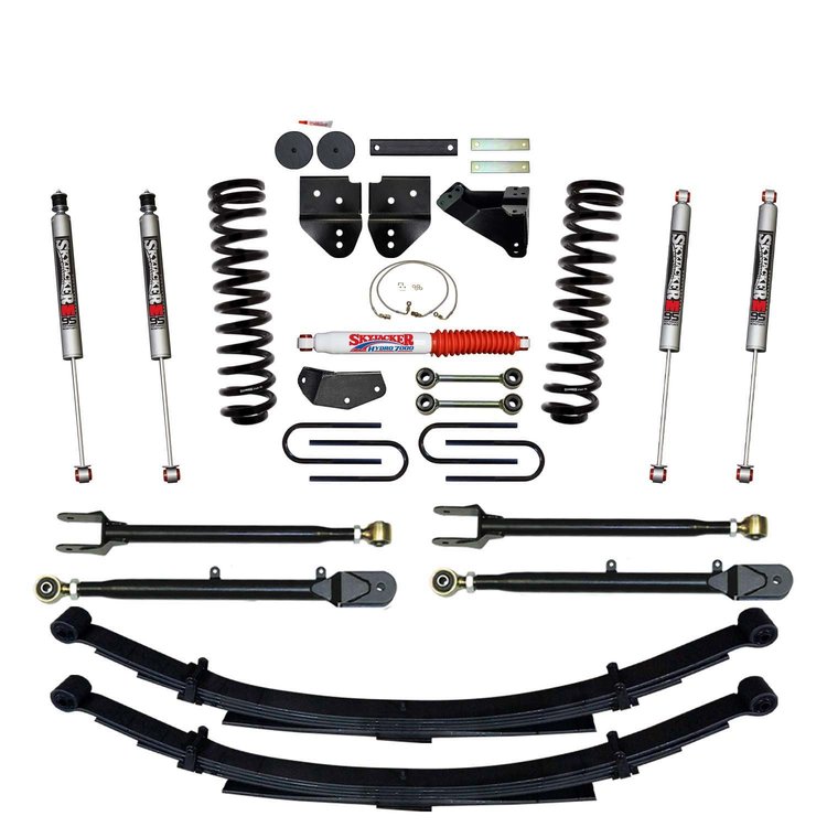 4 in. Suspension Lift Kit for 2008-2010 F-350 with M95 Monotube Shocks F84524KSH-M