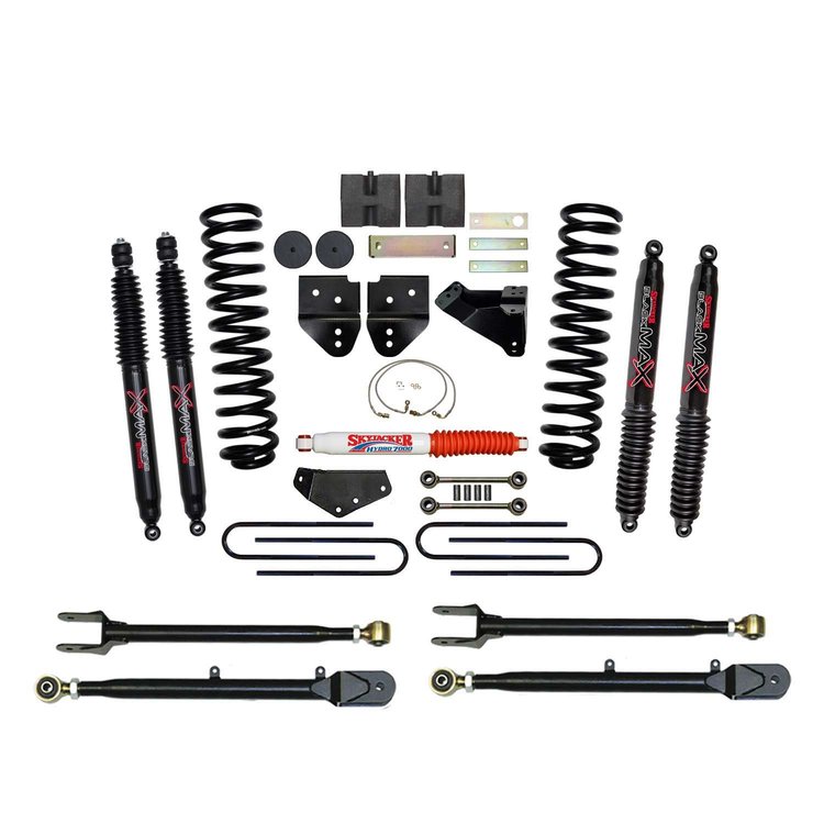 6 in. Suspension Lift Kit for 2008-2010 F-250 with Black MAX Shocks F86024K-B