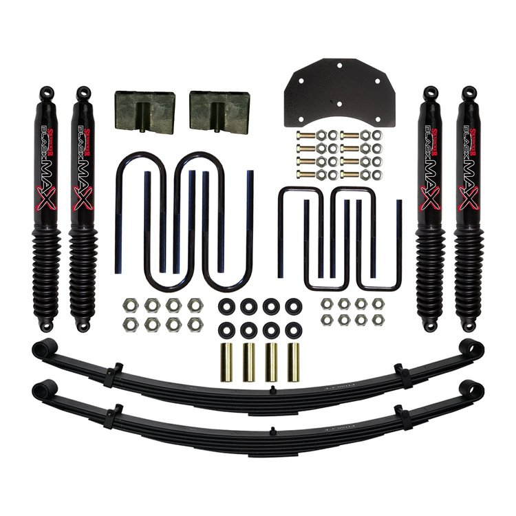 6 in. Suspension Lift Kit for 1986-1996 F-350 with Black MAX Shocks F860MK-B