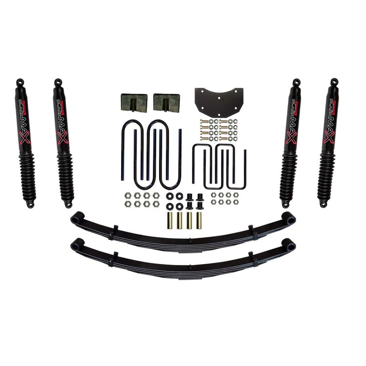 6 in. Suspension Lift Kit for 1986-1996 F-350 with Black MAX Shocks F860MKH-B