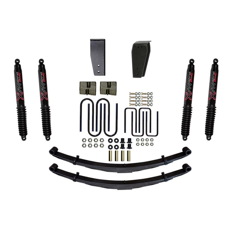 6 in. Suspension Lift Kit for 1980-1996 F-250 with Black MAX Shocks F860TK-B