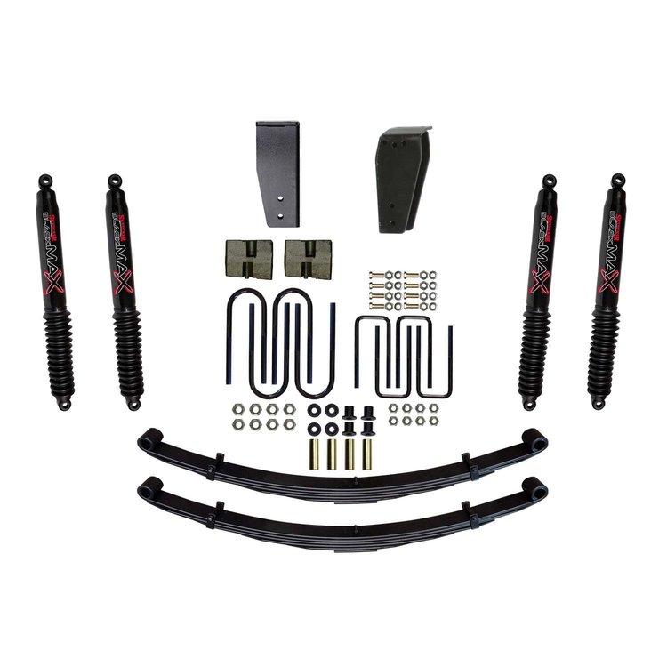 6 in. Suspension Lift Kit for 1980-1996 F-250 with Black MAX Shocks F860TKH-B