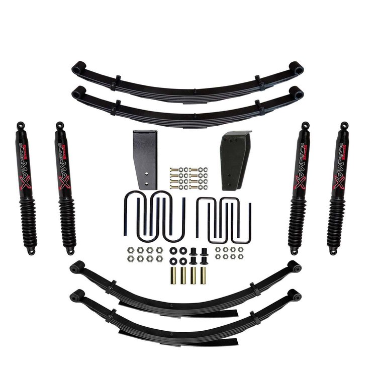 6 in. Suspension Lift Kit for 1980-1996 with Black MAX Shocks F860TKS-B