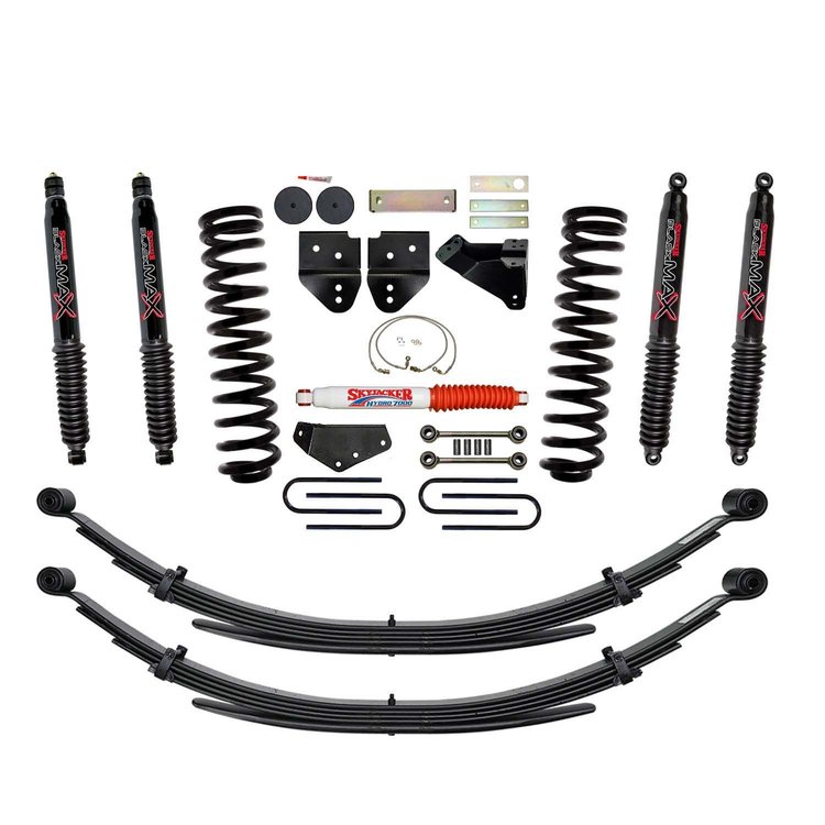 6 in. Suspension Lift Kit for F-250 with Black MAX Shocks F8651KS-B
