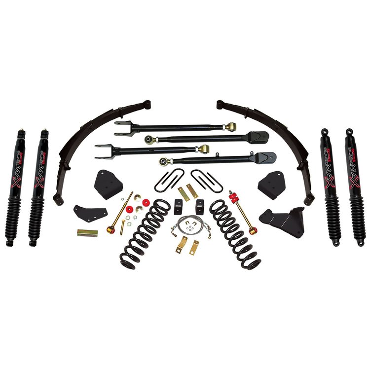 6 in. Suspension Lift Kit for 2008-2010 F-350 with Black MAX Shocks F86524KSH-B