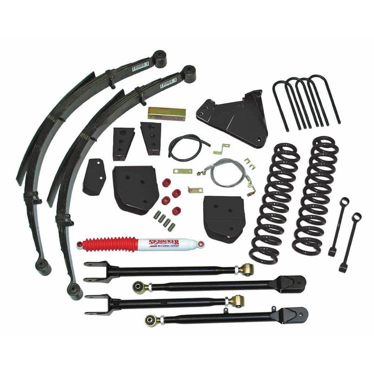 Suspension Lift Kit 8.5 in. Lift Incl. Rear Coil Springs System Box PN[F580] 4-Link Conversion Rear Shocks