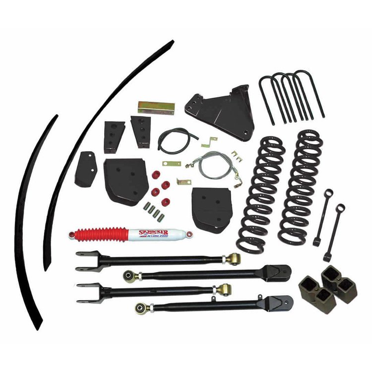 Class 2 Suspension Lift Kit 8 in. Lift Incl Front Coils/Rear Add-A-Leafs