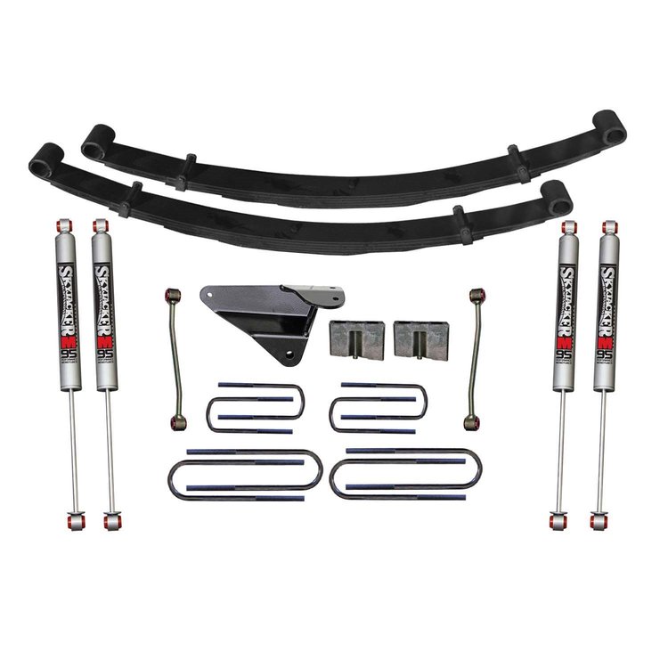 4 in. Suspension Lift Kit for F-250 with M95 Monotube Shocks F9402MK-M