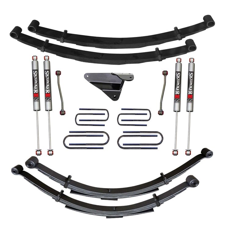 4 in. Suspension Lift Kit for F-250 with M95 Monotube Shocks F9403MKS-M