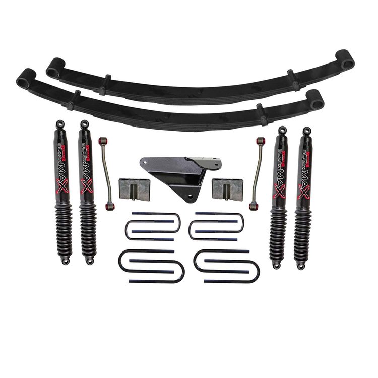 4 in. Suspension Lift Kit for F-250 Super Duty with Black MAX Shocks F9453MK-B