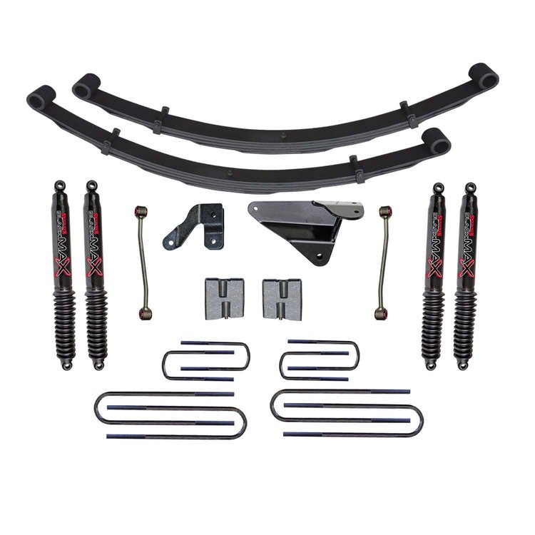 6 in. Suspension Lift Kit for F-250 with Black MAX Shocks F9602MK-B