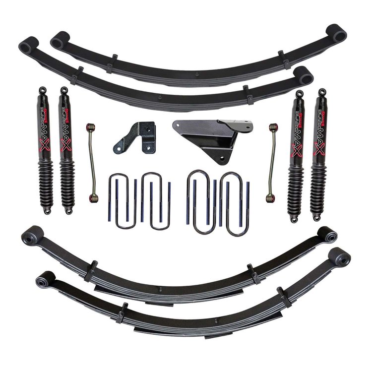 6 in. Suspension Lift Kit for F-250 with Black MAX Shocks F9602MKS-B