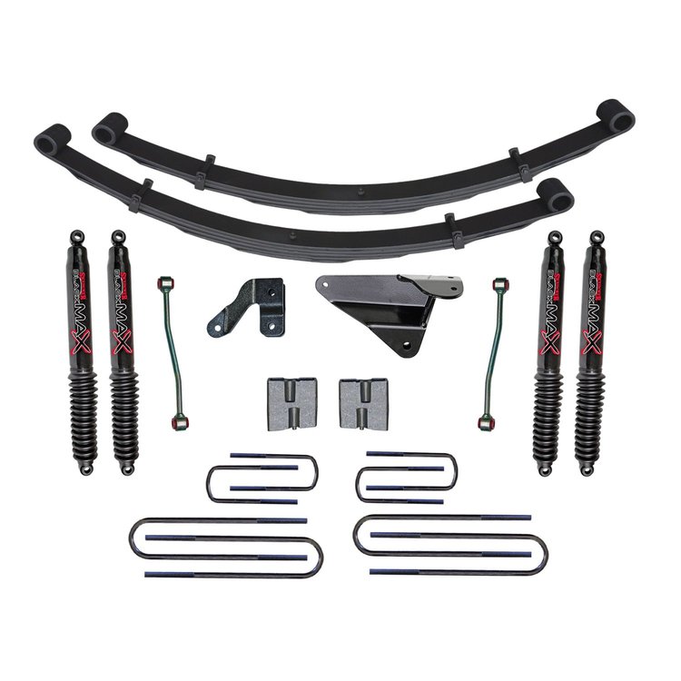 6 in. Suspension Lift Kit for F-250 Super Duty with Black MAX Shocks F9603MK-B