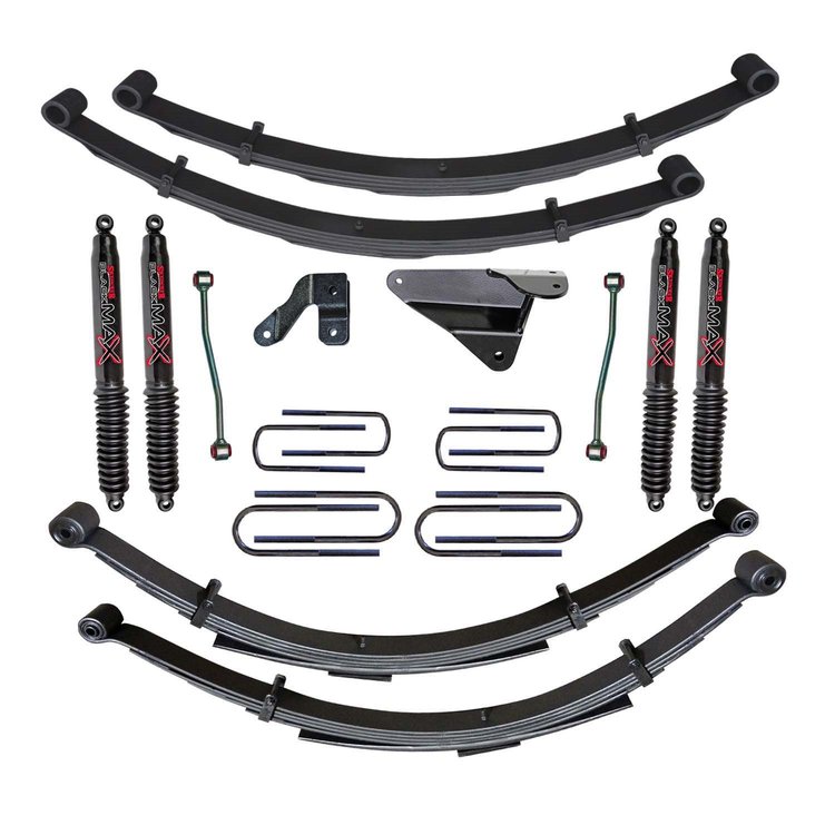 6 in. Suspension Lift Kit for F-250 with Black MAX Shocks F9603MKS-B