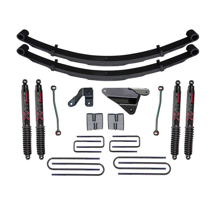 6 in. Suspension Lift Kit for F-250 Super Duty with Black MAX Shocks F9653MK-B