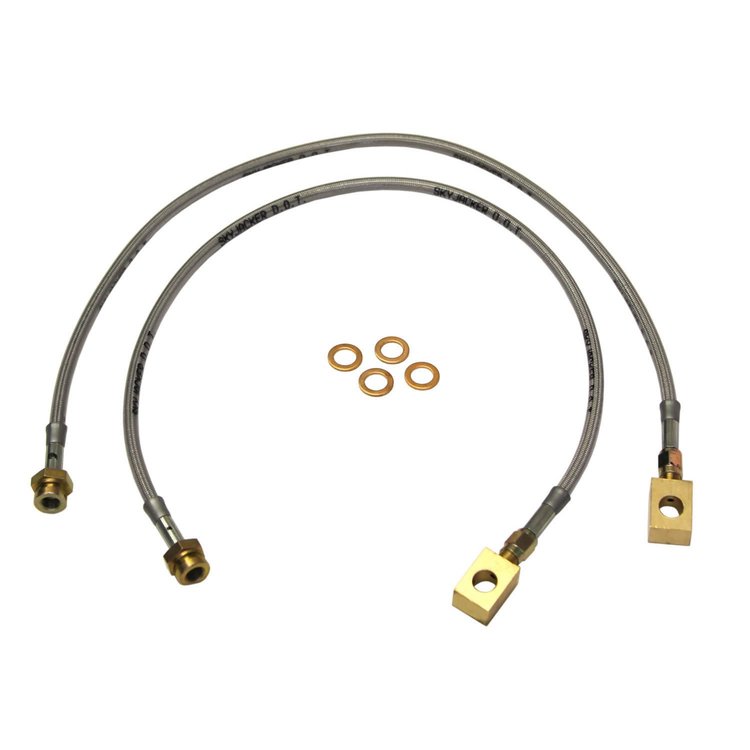 Front Brake Lines 1980-1989 Bronco 4WD
