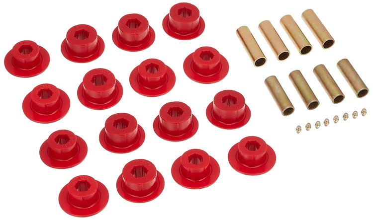 HB-D4552-LK Upper and Lower Control Arm Bushing Kit Fits Select 2000-2008 Dodge RAM 1500, 2500