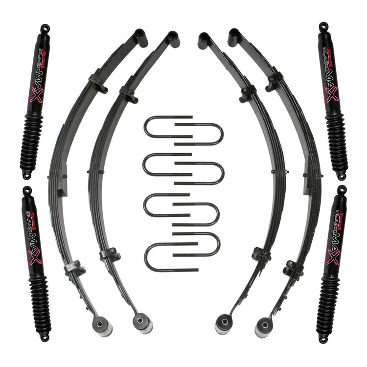 Suspension Lift Kit for 1976-1986 with Black MAX Shocks J40K-B