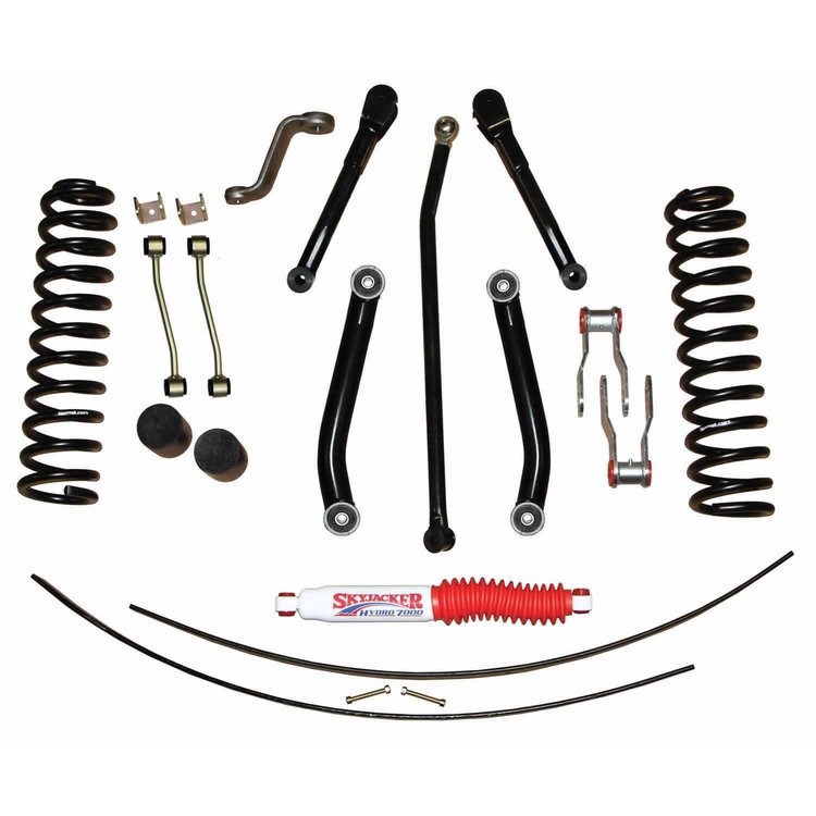 Suspension Lift Kit 4.5 in. Lift Incl. FrtClSprngs/BmpStpSpcrs Upr/LwrContrlArms FrtSwyBrEndLnks AdjTrkBar RrShkls/AddALfs