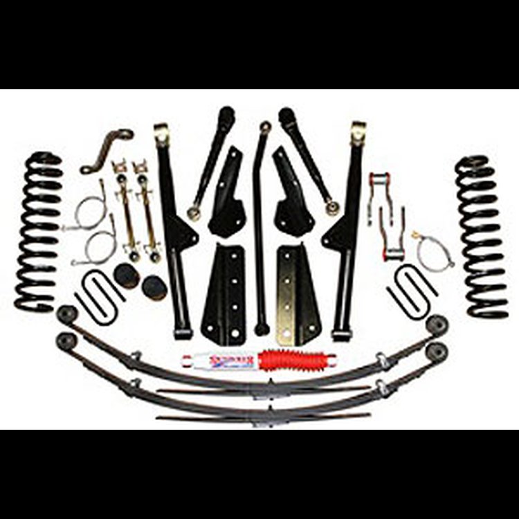 Rock Ready ; Suspension Lift Kit; 4.5 in.Lift; IncFtClSpgs/BpStSpcrs;DrpPtmnArm;Up/LwAdjCntlArms;LwC
